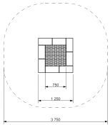 Trampolína PAKO 75x75