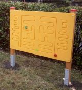 Interaktivní panel - Závody žlutá