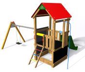 Flexi věž - 100 TH1 se střechou Premium