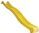 Skluzavka KBT Eko-Line žlutá 290 cm s přípojkou na vodu