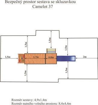 Dětská herní sestava z akátu Camelot 37