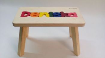 Dřevěná stolička Cubs DENISKA, barevná