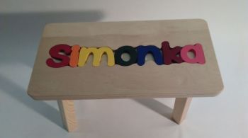 Dřevěná stolička Cubs SIMONKA, barevná