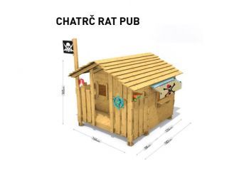 Dětský domeček Home Chatrč pirát Rat Pub