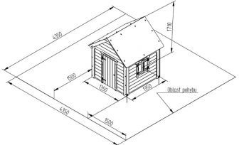 Dětský domek Pavlína