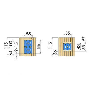 Domeček - Playhouse Module 125cm pro menší hřiště
