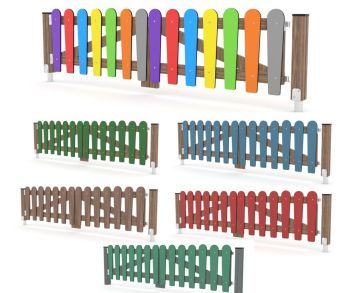 Barevná branka Dvojitá - Park 1486