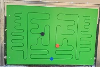 Interaktivní panel - Závody zelená