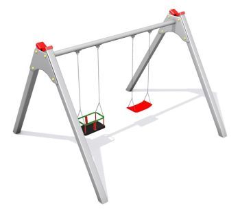 Houpačka Duoswing II METAL - s klasickými sedáky