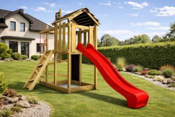 Dětské hřiště Home Malý pirát Zet s červenou skluzavkou