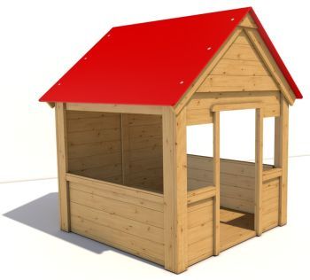 Dětský domek Pavlína Mini červený