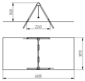 Houpačka Duoswing mini