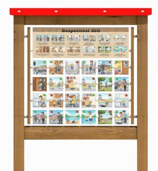 Edukační panel - Pexeso - Bezpečnost dětí 160
