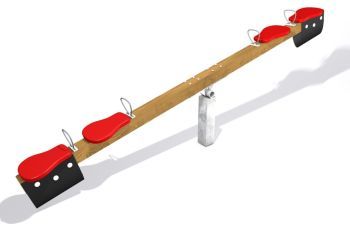 Vahadlová houpačka Čtyřmístná