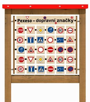 Edukační panel - Pexeso - Dopravní značky 200