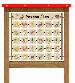 Edukační panel - Pexeso - Les 200