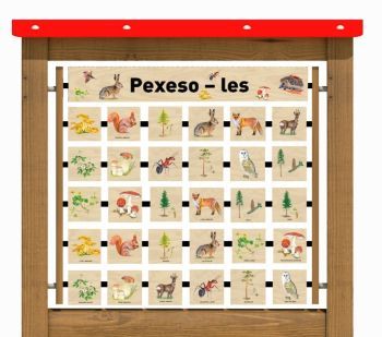 Edukační panel - Pexeso - Les na stěnu