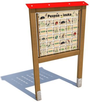 Edukační panel - Pexeso - Louka 200