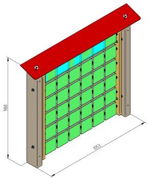 Edukační panel pexeso Zakázka na stěnu