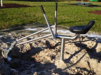 Ruční bagr na písek - nerezový