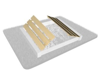 Pískoviště Home Bety 150 s prkenným víkem impregrované