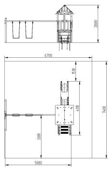 Dětské hřiště Camelot M8 100