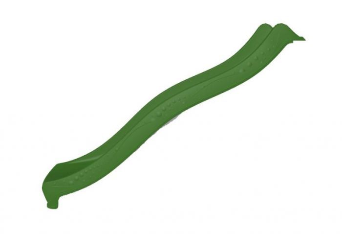 Skluzavka KBT zelená 220 cm s přípojkou na vodu