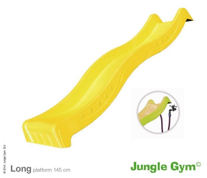 Skluzavka Jungle Gym žlutá 265 cm s přípojkou na vodu