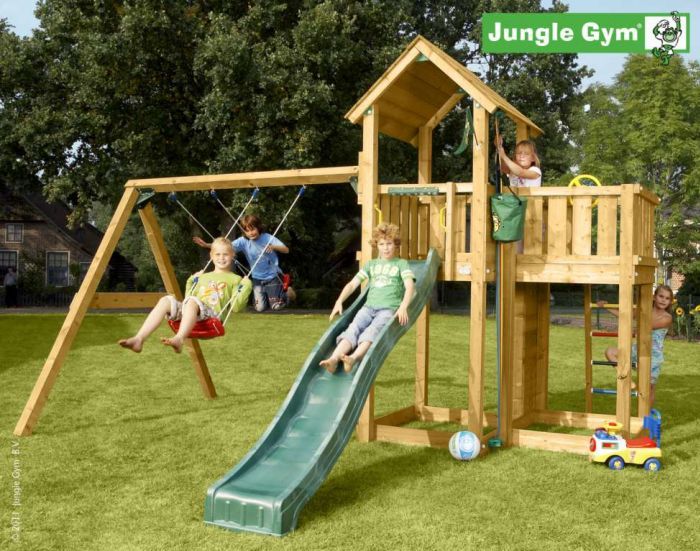 Dětské hřiště Mansion a Swing modul