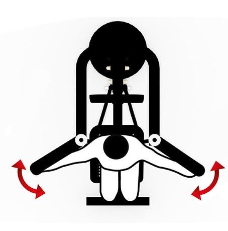 Fitness stroj - Posilovací stroj hrudník