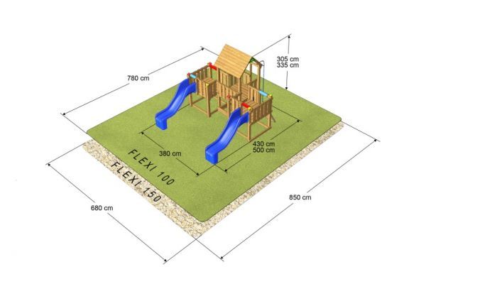 Dětské hřiště Flexi 7 - 100 Premium