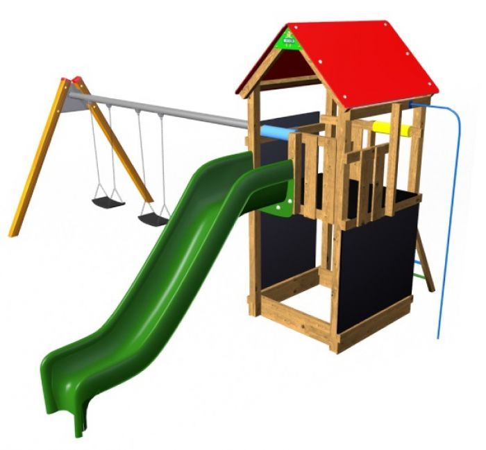 Dětské hřiště Flexi věž - 150 TH2 se střechou Premium