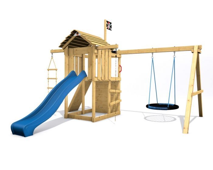 Dětské hřiště Home Malý pirát JIM s modrou skluzavkou