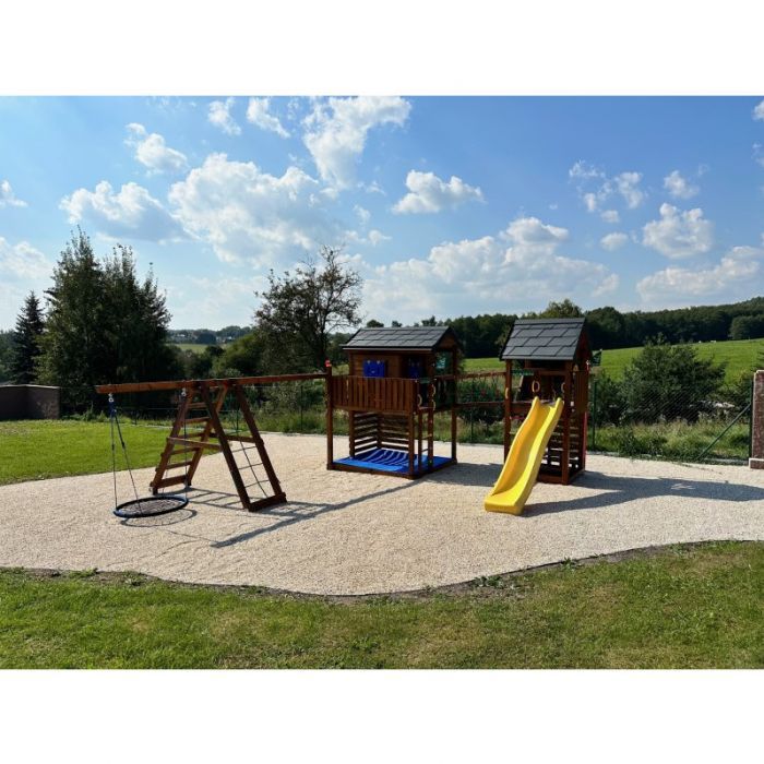 Dětská skluzavka 300 cm žlutá