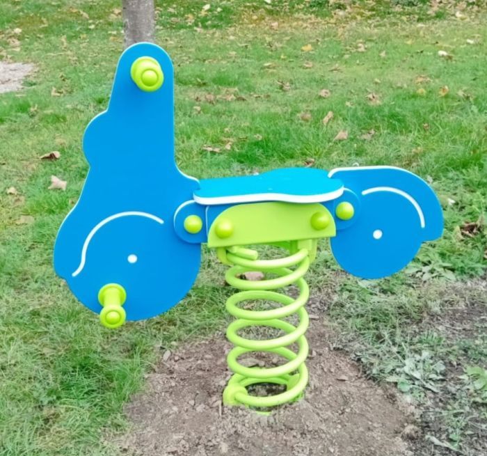 Pružinová houpačka Scooter