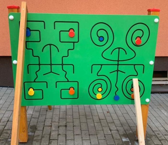 Interaktivní panel - Motorika zelená