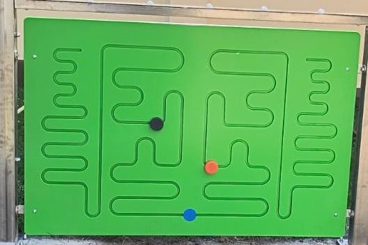 Interaktivní panel - Závody zelená