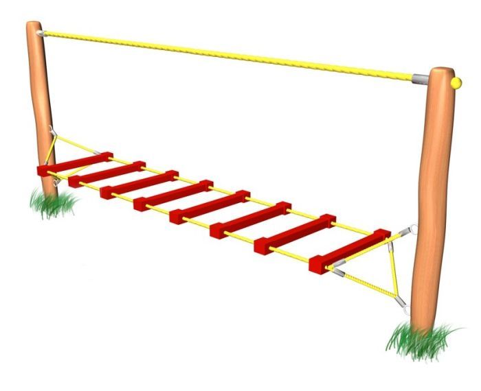 Prolézací dráha Monkey Road 9 z akátu