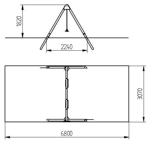 Houpačka Duoswing mini