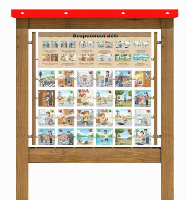 Edukační panel - Pexeso - Bezpečnost dětí 160