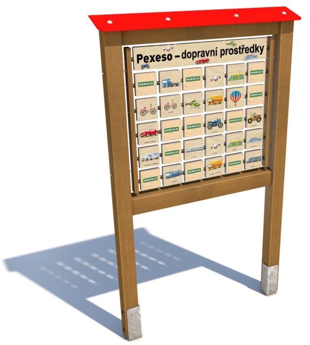 Edukační panel - Pexeso - Dopravní prostředky 200