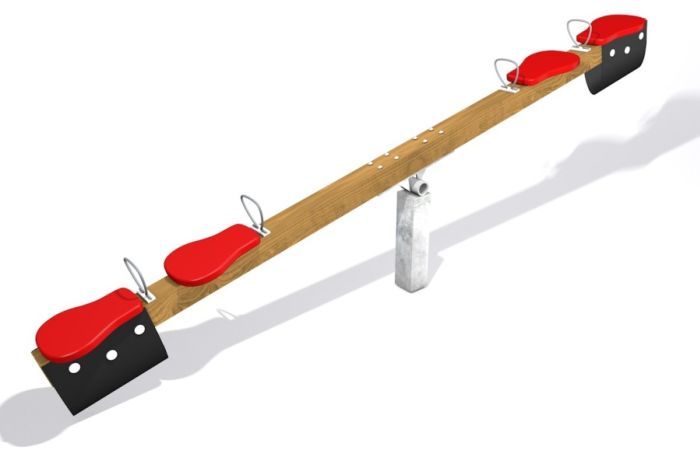 Vahadlová houpačka Čtyřmístná