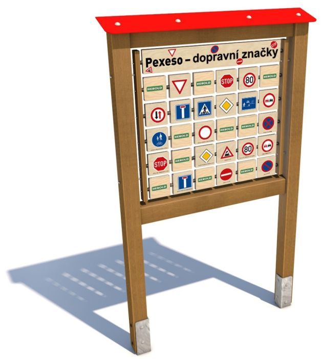 Edukační panel - Pexeso - Dopravní značky 200