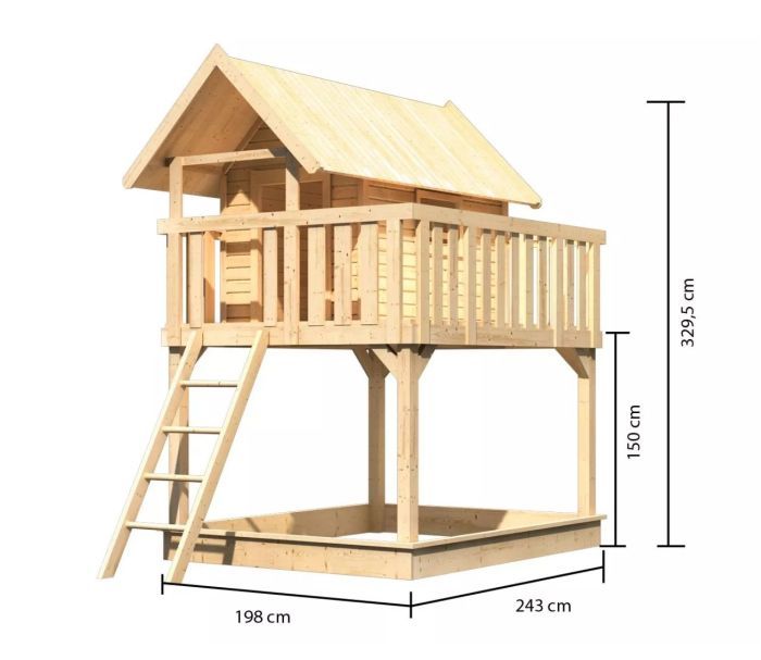 Dětské hřiště KARIBU FIDEL 22350