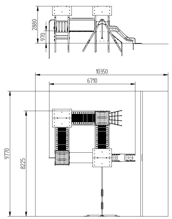 Modulární sestava Camelot M28 H2 100