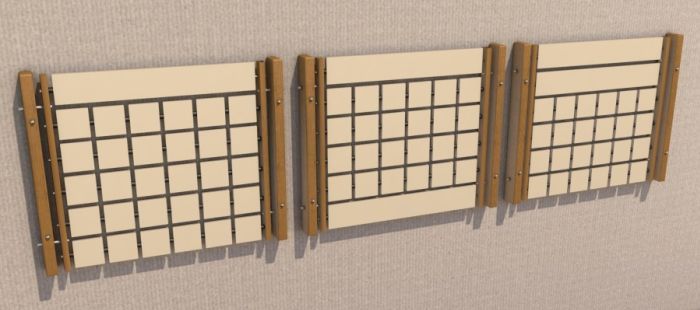 Edukační panel pexeso Zakázka na stěnu