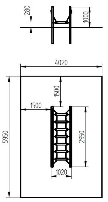 Monkey houpací lávka - METAL