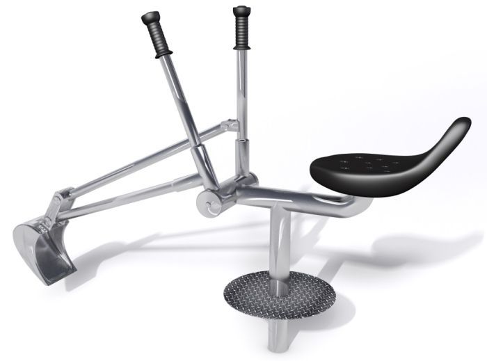 Ruční bagr na písek - nerezový