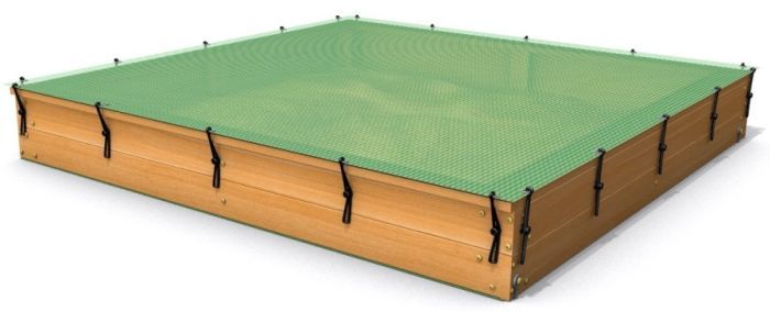 Pískoviště Small 200x200 cm z akátu