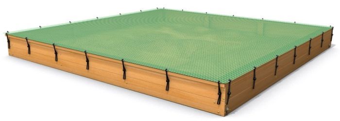 Pískoviště Small 300x300 cm z akátu